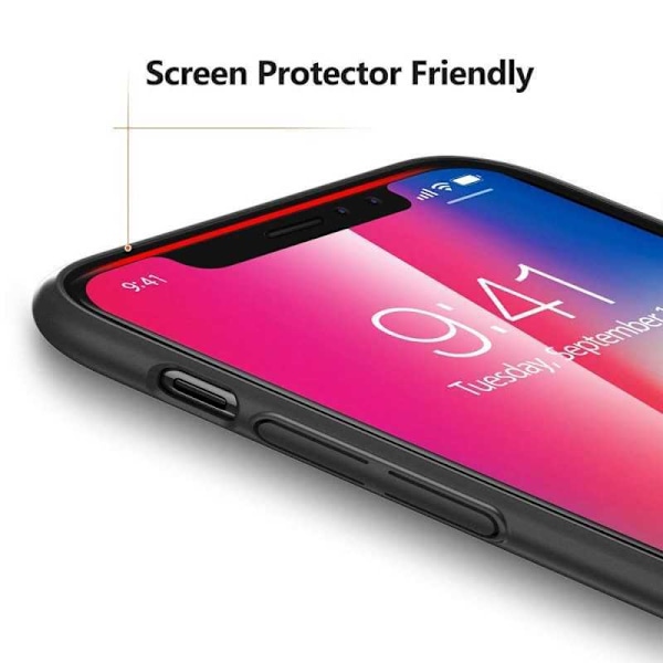 iPhone XS Max Ultratunt Mattsvart Skal Basic V2 Svart