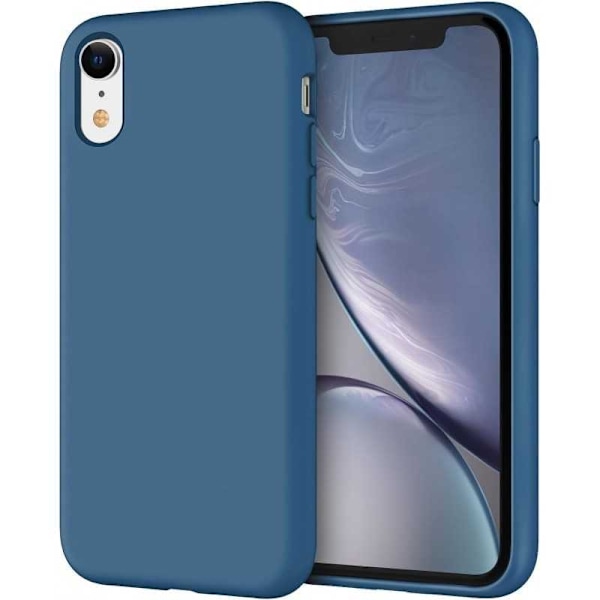 Gummibelagt Stöttåligt Skal iPhone XR - Blå