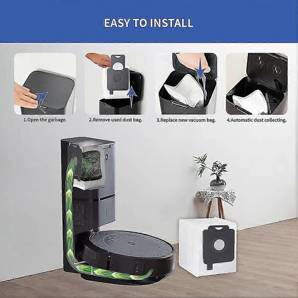 Til alle I S J Clean Base Automatisk snavsopsamling S, D poser til I3 I4 I6