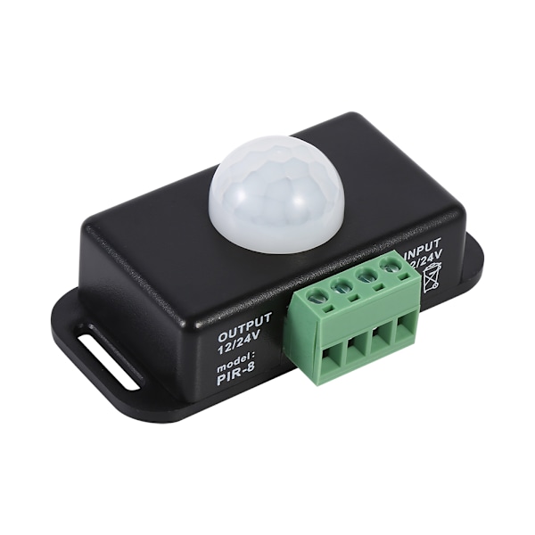 Infraröd Detektionskontroller, Rörelsedetektor för Kroppssäkerhet med PIR-sensor för Flexibla LED-strips, Automatisk På/Av Timerfunktion för LED-ljusremsa