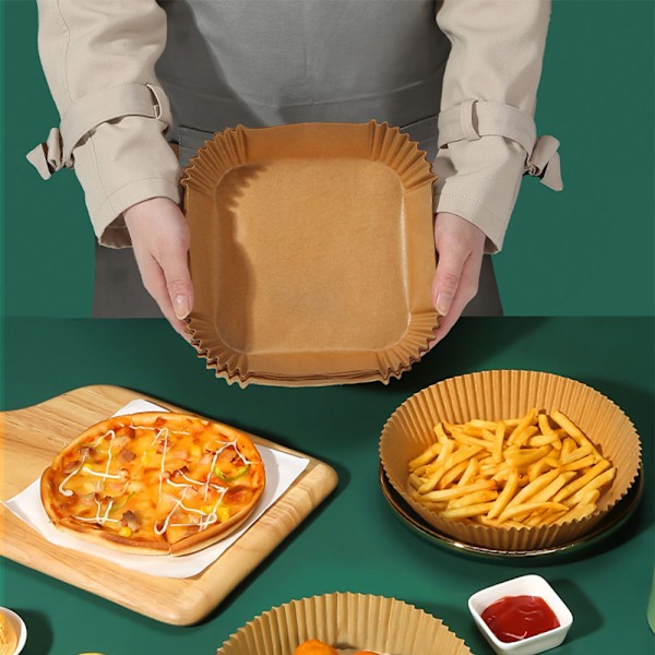 100-pack Bakplåtspapper Airfryer 20cm - Medium