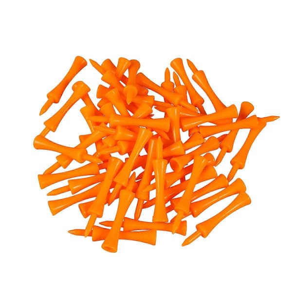 50 stk 70 mm store slottstees (oransje)