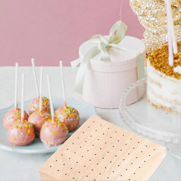 Hushålls klubbhållare Skrivbordsklubba Bas Delikat Cake Pops Hållare Display Tillbehör
