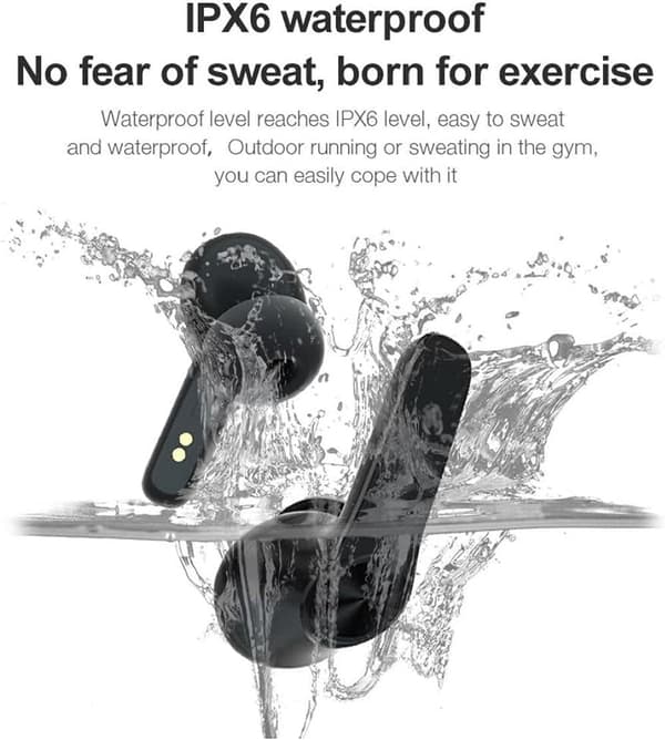 Trådløse øretelefoner, Bluetooth-headset Bluetooth 5.0-headset med mikrofon