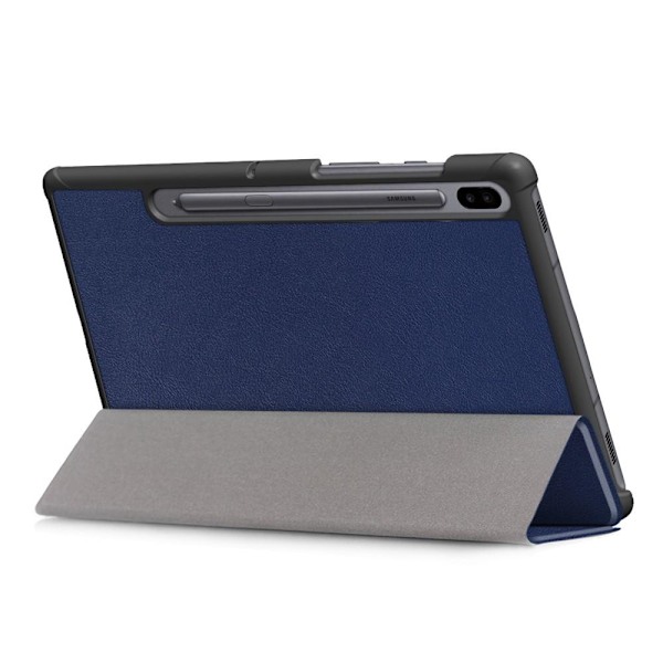 Samsung Galaxy Tab S6 - Tri-Fold Fodral - Mörk Blå DarkBlue Mörk Blå