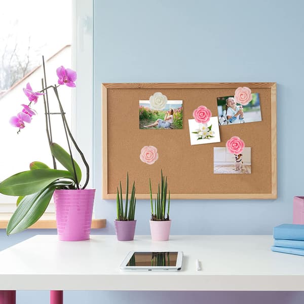 30 stk. Rose Push Pins Plastik Blomst Push Pins Dekorative Push