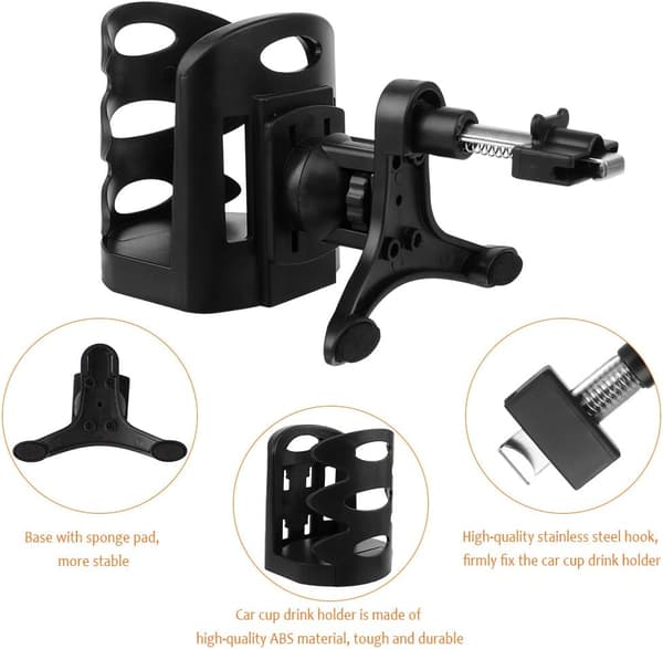 3 stk bilkoppholder, justerbar bilkoppholder automatisk koppholder