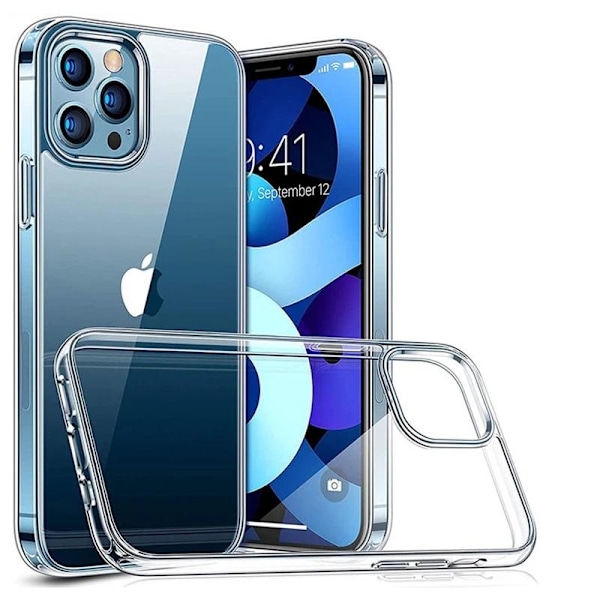 Genomskinligt TPU-skal till iPhone 13 Pro