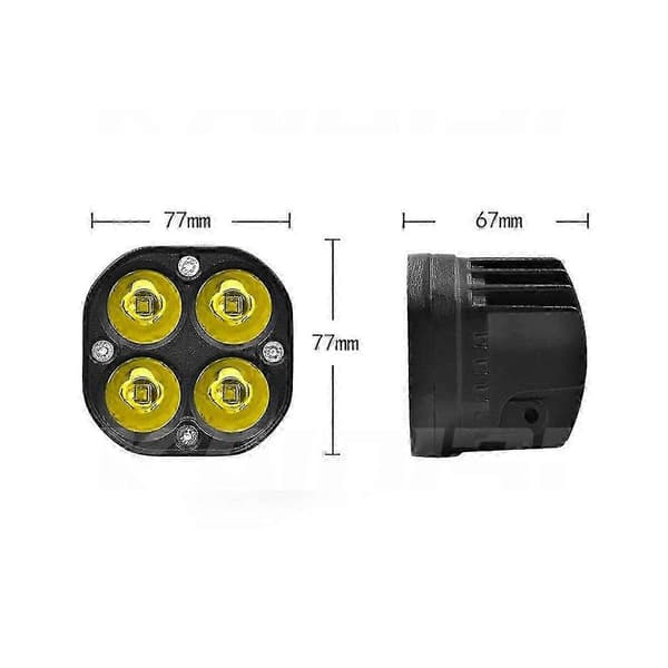 Auton LED-työvalo 40W kohdevalo sumuvalo autotarvikkeet valkoinen valo