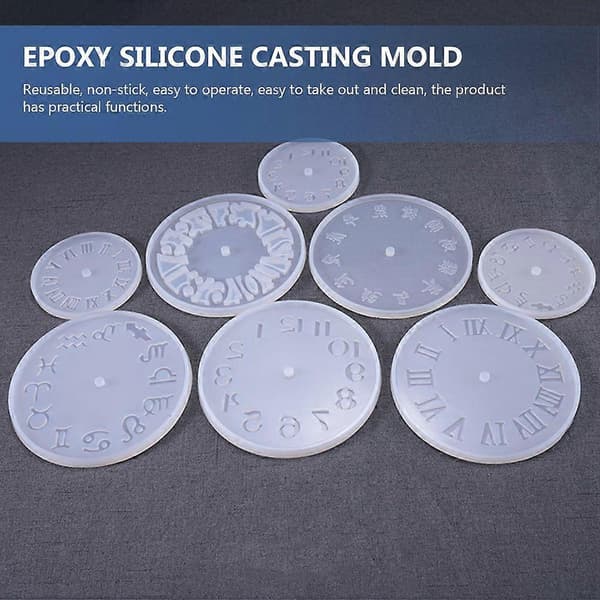 DIY Silikon Klokkeform Epoksy Silikon Støpeform Klokkeformet Epoksyform