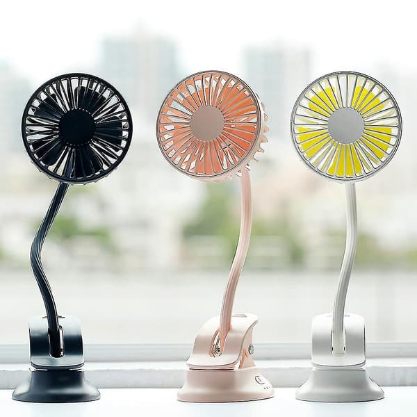 Usb Windy Liten Vifte Skrivebord Mini Justerbar Vinkel Liten Klips Vifte Rosa