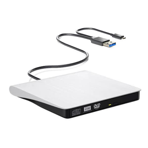Ekstern DVD-drev Bærbar Højhastigheds Læse Skrive Et-klik Brænding Rewritable Type-C USB 3.0 DVD/VCD/Compact Disc-RW Brænder Skriver Afspiller Computer