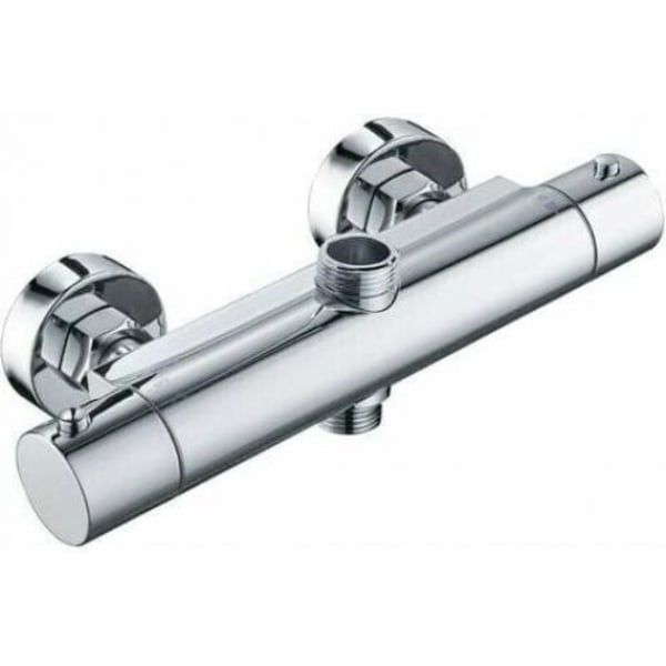 Termostatblandare för dusch, American Standard-kopplingar för säker, synlig väggmontering, kromfinish säkerställer elegant integration