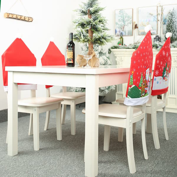 2 st Tomte Stolskydd Heminredning Dekor Matbord Dekor Hem