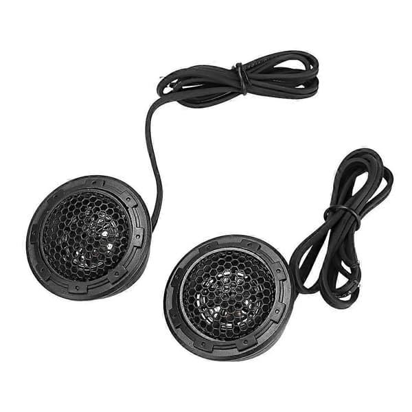 6,5 tommer bil koaksial lyd stereo højttaler sort farve 180W med 2 mini diskanthøjttalere
