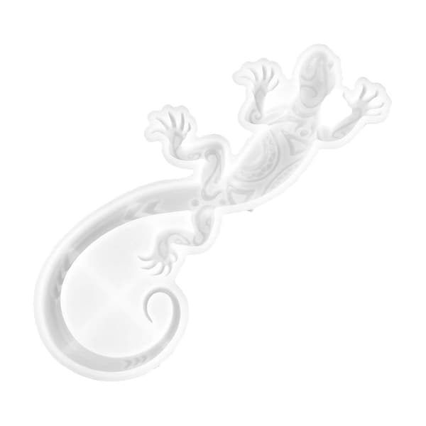 3D Gecko-formet harpiksform DIY Hjemmeveggpyntform Silikon DIY-form