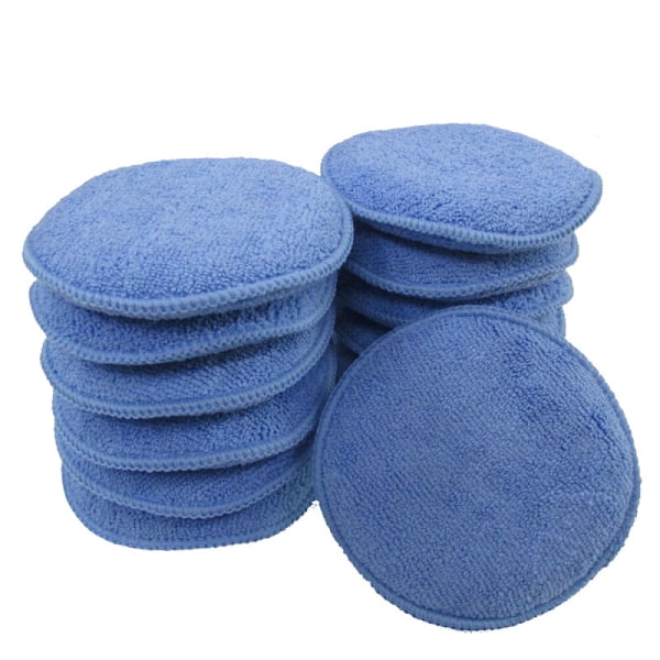 Poleringsdynor, Mjuka Absorberande Vaxningsverktyg för Invändig & Utvändig Rengöring, Miljövänlig och Ergonomisk Design (12-pack)