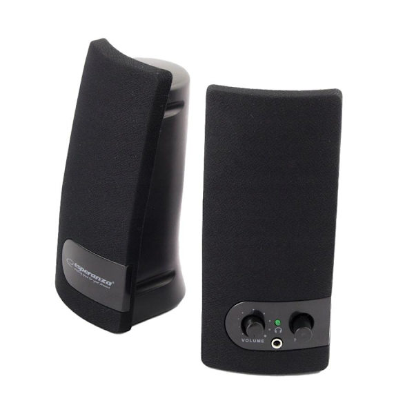 2x stereohøyttalere til datamaskin, USB, svart