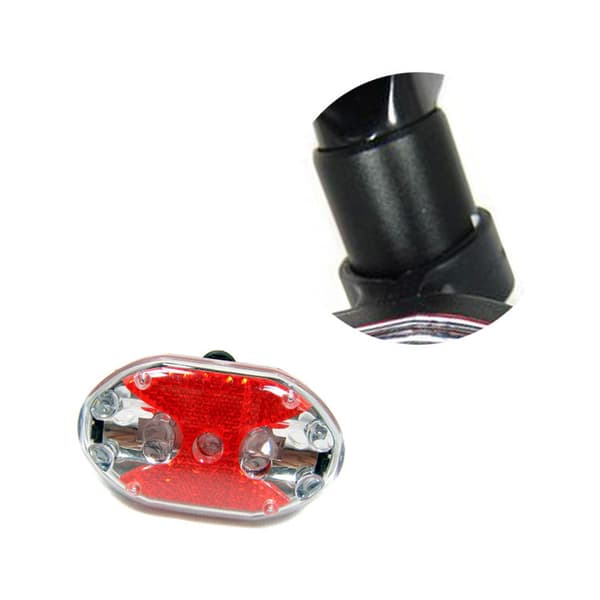 2 cykelbaglygter uden batterier