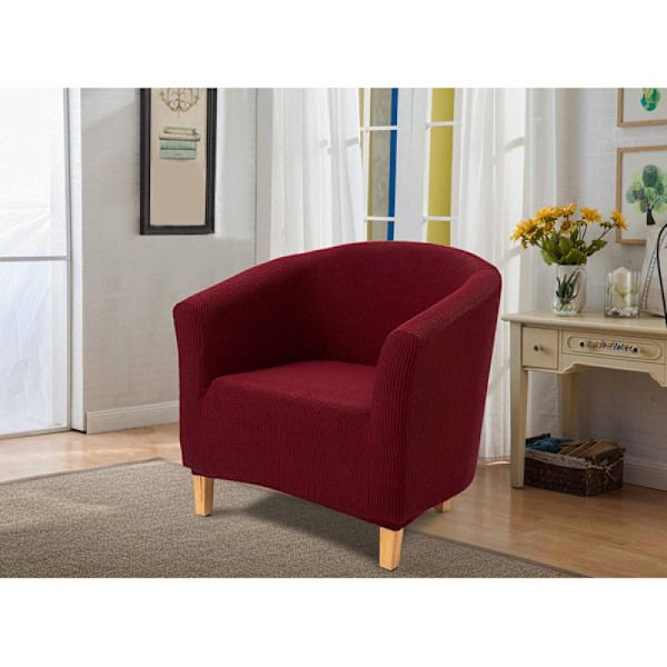 Chesterfield lænestol betræk, Jacquard stretch badekar