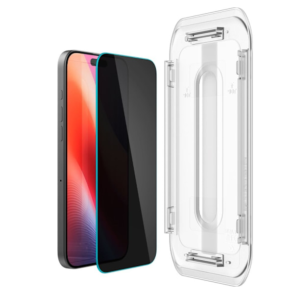 Spigen iPhone 16 Pro 2-PACK näytönsuoja GLAS.tR \"Ez Fit\" Privacy