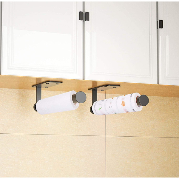 Paper Towel Holder, Kitchen Paper Roll Holder, Under Cabinet Kitc