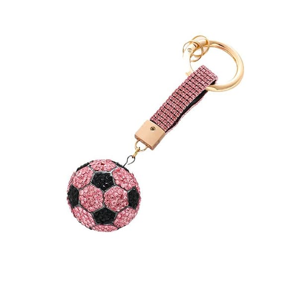 Sæt med 2 VM Fodbold Bil Nøglering Metal Charms