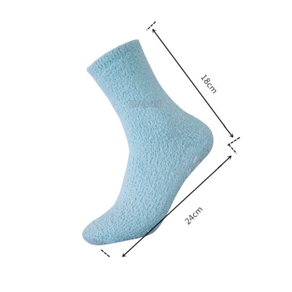 5st Varm Super Soft Plysch Slipper Sock Fluffig