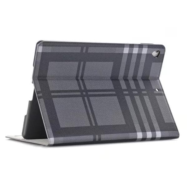 Lompakkokotelo, iPad 9,7\", Ruutukuvio, 3 väriä Brun