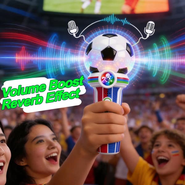 VM 2026 Legetøjsmikrofon Cheerleading Sæt til Børn