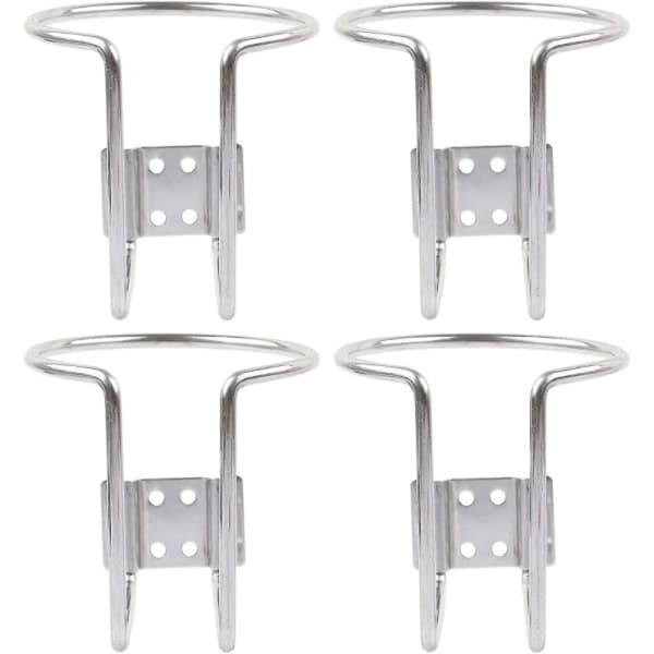 Rustfritt stål Båt Ring Koppholder Universal Drikkeholder Kompatibel Med Marine Yac