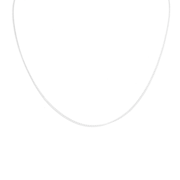 Tunt Silver Kedjehalsband Halsband Kedja Länk Silver 1,5mm silver