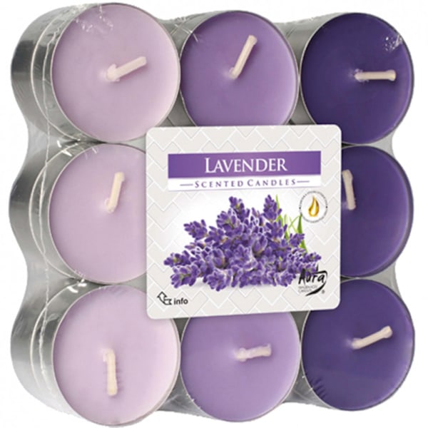 Doftljus 18 Pack (Lavendel)