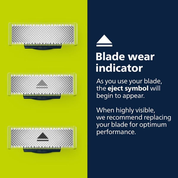 Kompatibel med Philips Oneblade erstatning One Blade Pro Blader 360 ° rotasjon