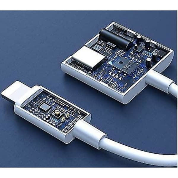 2-pak Lightning til 3,5 mm hovedtelefonstikadapter til iPhone Apple Mfi-certificeret 2 i 1 oplader og Aux lydsplitteradapter