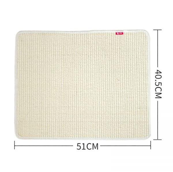 Sisal-raapimislauta kissan raapimislauta 51x40 cm kulmaraapimislauta