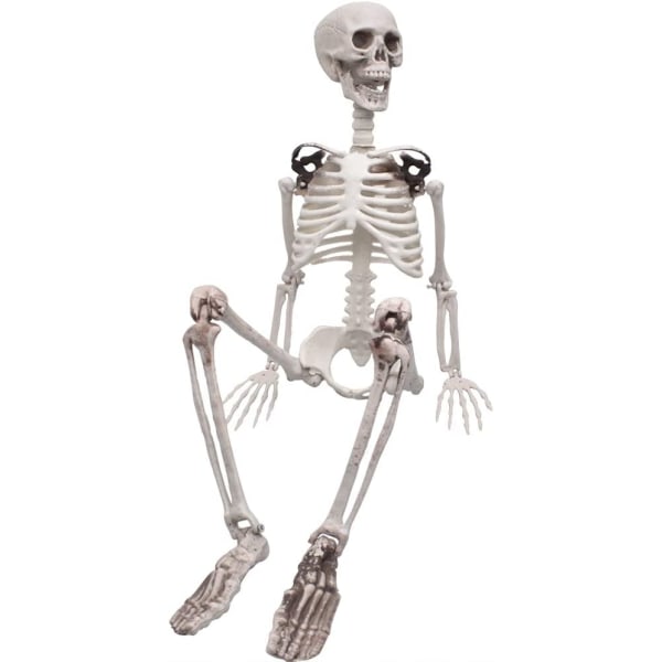 Realistiskt Halloween-skelett med ställbara leder - 90 cm