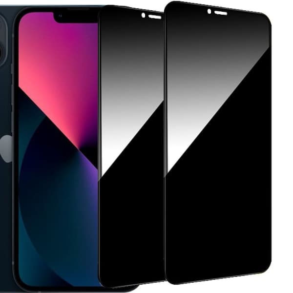 2-pack skärmskydd för iPhone 13 Pro Max – härdat glas, anti-spion, integritetsskydd