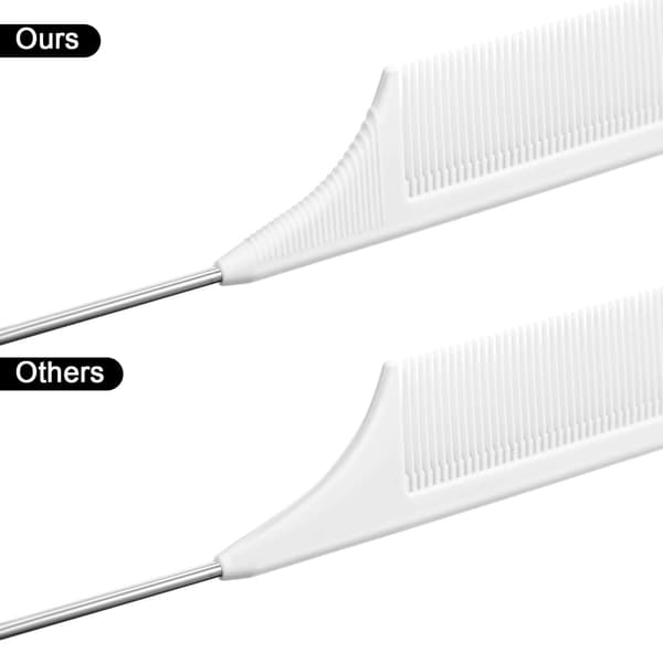 3-pack råttsvanskam, rostfritt stål, råttsvanskam, kolfiber H