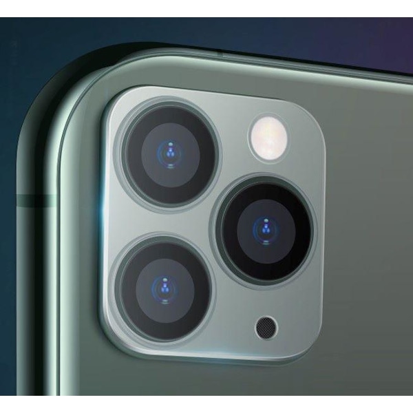 iPhone 11 Pro Kamera Linsskydd Härdat Glas 0,2mm Transparent