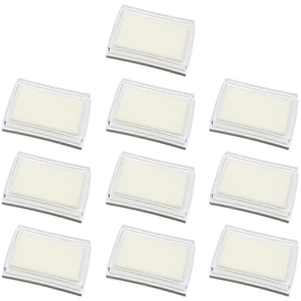 10 stk. kontor fingerblekkputer multifunksjonelle stempelblekkputer DIY tomme stempelputer