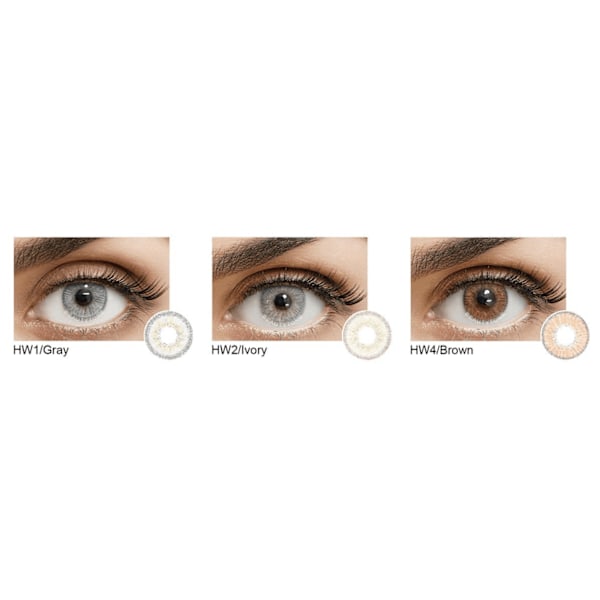 Färgade Linser – Hollywood Series – 12 Månader – Ivory Ivory