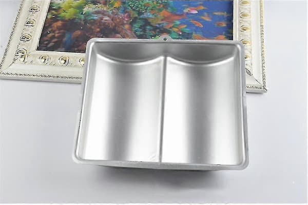 Kagebageform som en bog, forme i aluminiumslegering 3D til chokolademousse fødselsdagsdekoration