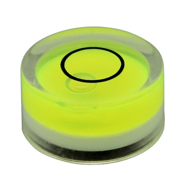 5 stk. 15 mm mini rundt vaterpas grøn boble bullseye diameter måling