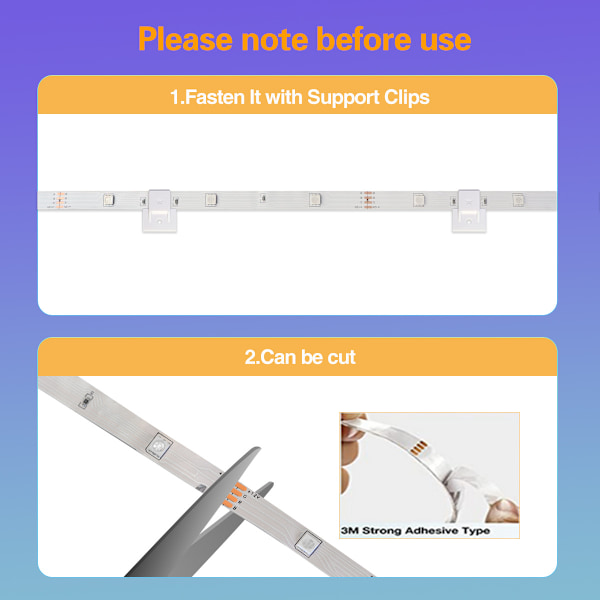 15M LED-strip, Tenmiro Bluetooth LED soveværelse, LED-strip controller