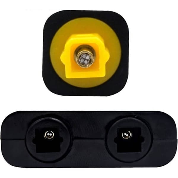 Toslink Splitter 1 til 2 Digital Optisk Lydsplitter 1 ind 2 Ud Lydadapterkabel Splitter [DB]