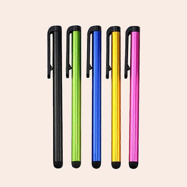 5 stk/parti Kapacitiv Touch Screen Stylus Pen til iPhone og andre (tilfældig farve)