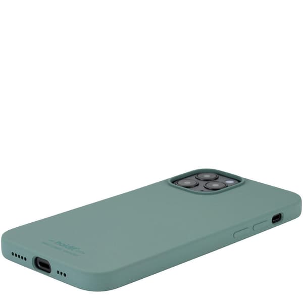 iPhone 12, iPhone 12 Pro, mobildeksel, silikon, mosegrønn
