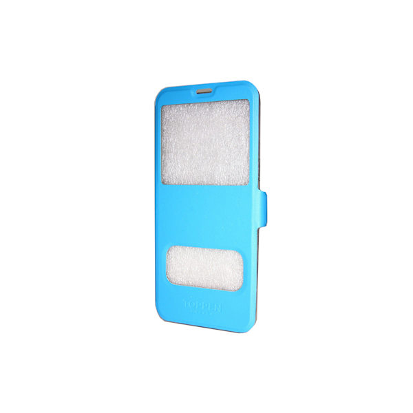 TOPPEN Samsung Galaxy S8+/S8 Plus Flip Dual View Cover Med Magnetlås Grön