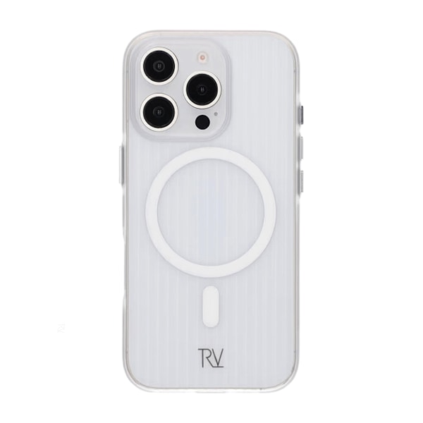 iPhone 16 Pro Mobilskal Korrugerad Magsafe Rvelon - Transparent Transparent